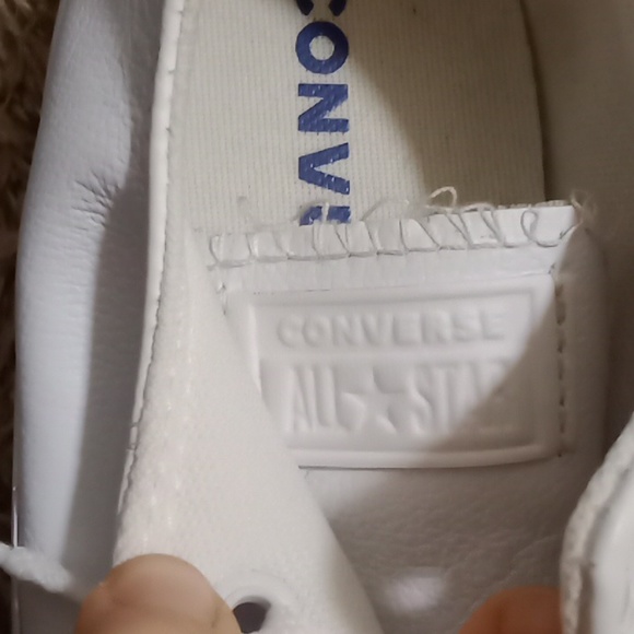 #518Unisex Converse Chuck Taylor All Star Leather 136823C Low Casual ShoesM8 W10 - Picture 9 of 12